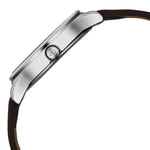 Titan Workwear Pink Dial Brown Leather Strap Analog Watch for Women