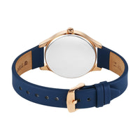 Titan Neo Quartz Analog Blue Dial Blue Leather Strap Watch For Women 2781WL01