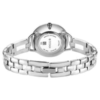 Titan Raga Purple Dial Silver Metal Strap Analog Watch for Women