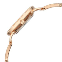 Titan Raga Brown Dial Rose Gold Metal Strap Analog Watch for Women