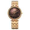 Titan Raga Mother of Pearl Dial Rose Gold Metal Strap Analog Watch for Women