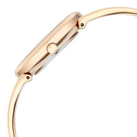 Titan Raga Mother of Pearl Dial Rose Gold Metal Strap Analog Watch for Women
