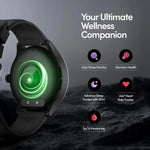 Titan Fastrack Jupiter Flex Smartwatch, 1.38 inches Ultra VU Display, Black 38165PP01