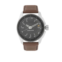 Fastrack Black Dial Alog Watch for Men (3089SL05)