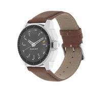 Fastrack Black Dial Alog Watch for Men (3089SL05)