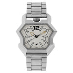 Fastrack Quartz Analog White Dial Stainless Steel Strap Watch for Guys