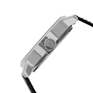 Fastrack Quartz Analog Red Dial Leather Strap Watch for Guys