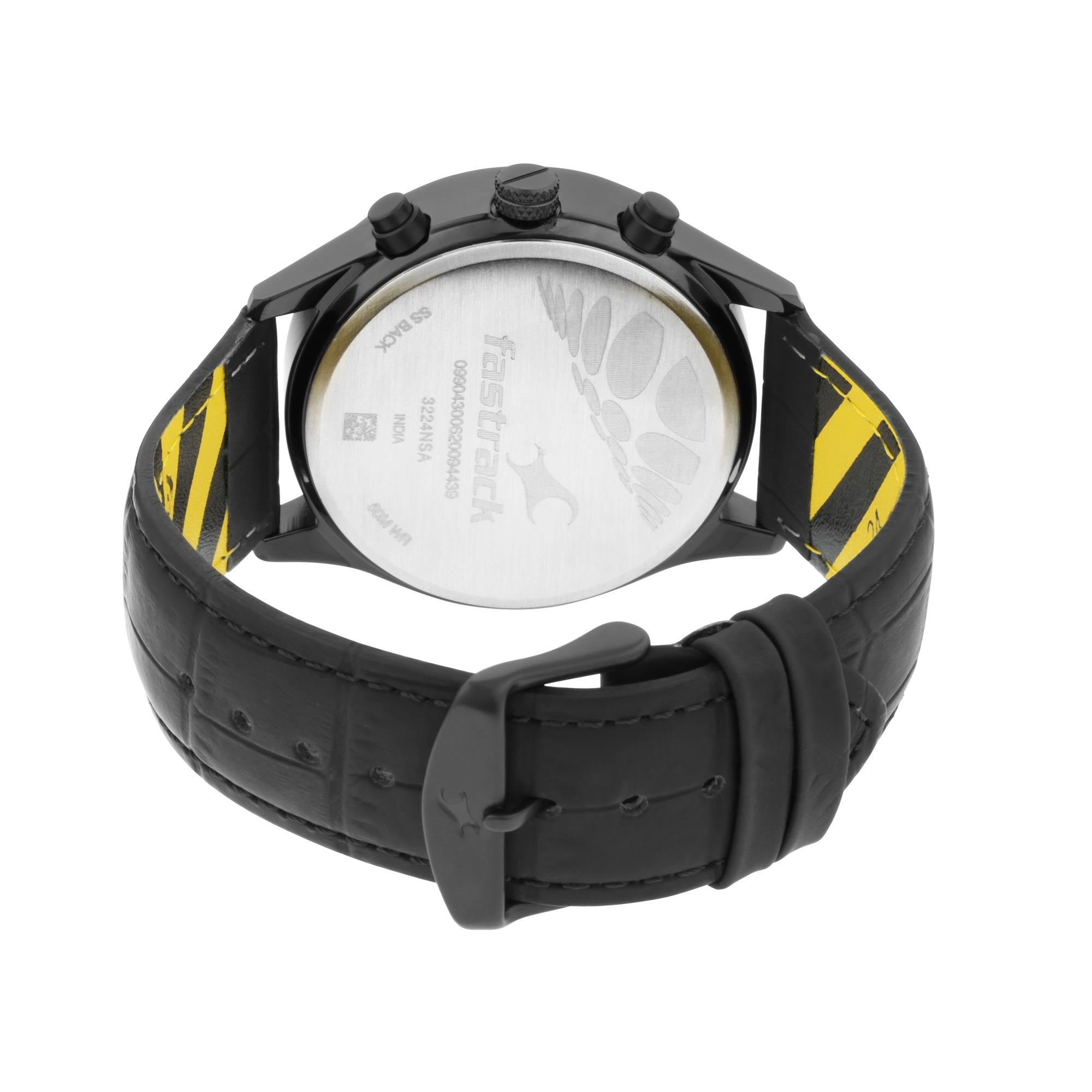 Fastrack Fastfit Quartz Analog with Day and Date Black Dial
