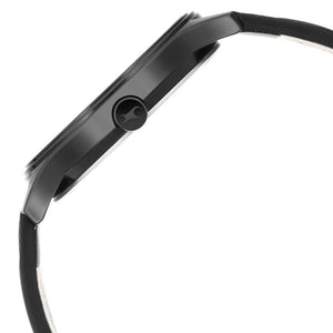 Fastrack Style Up Black Dial Leather Strap Watch for Guys