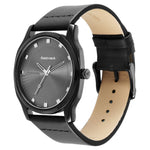 Fastrack Stunners Quartz Analog Anthracite Dial Leather Strap Watch for Guys