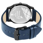 Fastrack Stunners Quartz Alog Blue Dial Leather Strap Watch for Guys