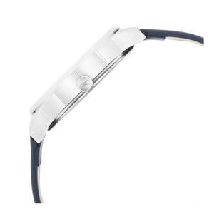 After Dark White Dial Leather Strap Watch for Guys 3273SL01