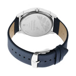 After Dark White Dial Leather Strap Watch for Guys 3273SL01
