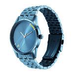 Fastrack Stunners Quartz Analog Blue Dial Metal Strap Watch for Guys