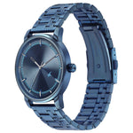 Fastrack Style Up Blue Dial Stainless Steel Strap Watch for Guys