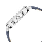 Fastrack Tick Tock Quartz Multifunction Blue Dial Leather Strap Watch for Guys