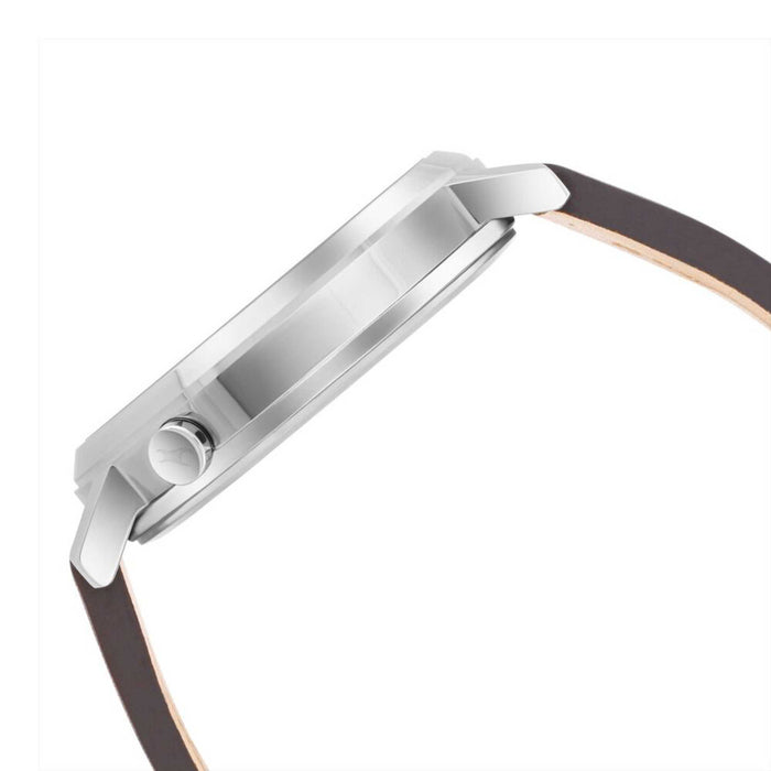 Fastrack MetaWe Quartz Analog Green Dial Leather Strap Watch For Guys