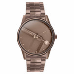 Fastrack Stunners Quartz Analog Brown Dial Stainless Steel Strap Watch for Guys