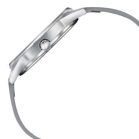 Fastrack Stunners Quartz Analog Grey Dial Grey Leather Strap Watch For Guys