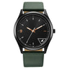 Fastrack Stunners Quartz Analog Black Dial Green Leather Strap Watch For Guys