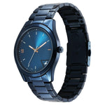 Fastrack Stunners Quartz Analog Blue Dial Blue Metal Strap Watch For Guys