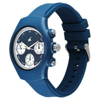Fastrack Hype Multifunction with Blue dial Blue Silicon Strap watch for Guys