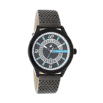 Fastrack Loopholes Quartz Analog with Date Black Dial Leather Strap Watch for Guys