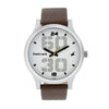 Fastrack Bold Quartz Analog White Dial Leather Strap Watch for Guys