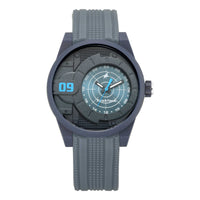 Fastrack Fashion Black Dial Grey Silicone Strap Analog Watch for Men
