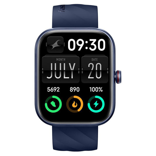 Fastrack Kruz+ 4.85 CM Super HD Display with Functional Crown and SingleSync BT Calling Smart Watch for Unisex