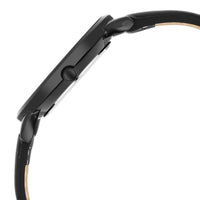 Fastrack Stunners Black Dial Leather Strap Analog Watch for Men