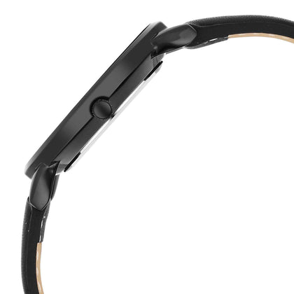 Fastrack Stunners Black Dial Leather Strap Analog Watch for Men