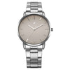 Fastrack Stunners Beige Dial Silver Metal Strap Analog Watch for Men