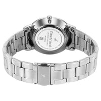 Fastrack Stunners Beige Dial Silver Metal Strap Analog Watch for Men