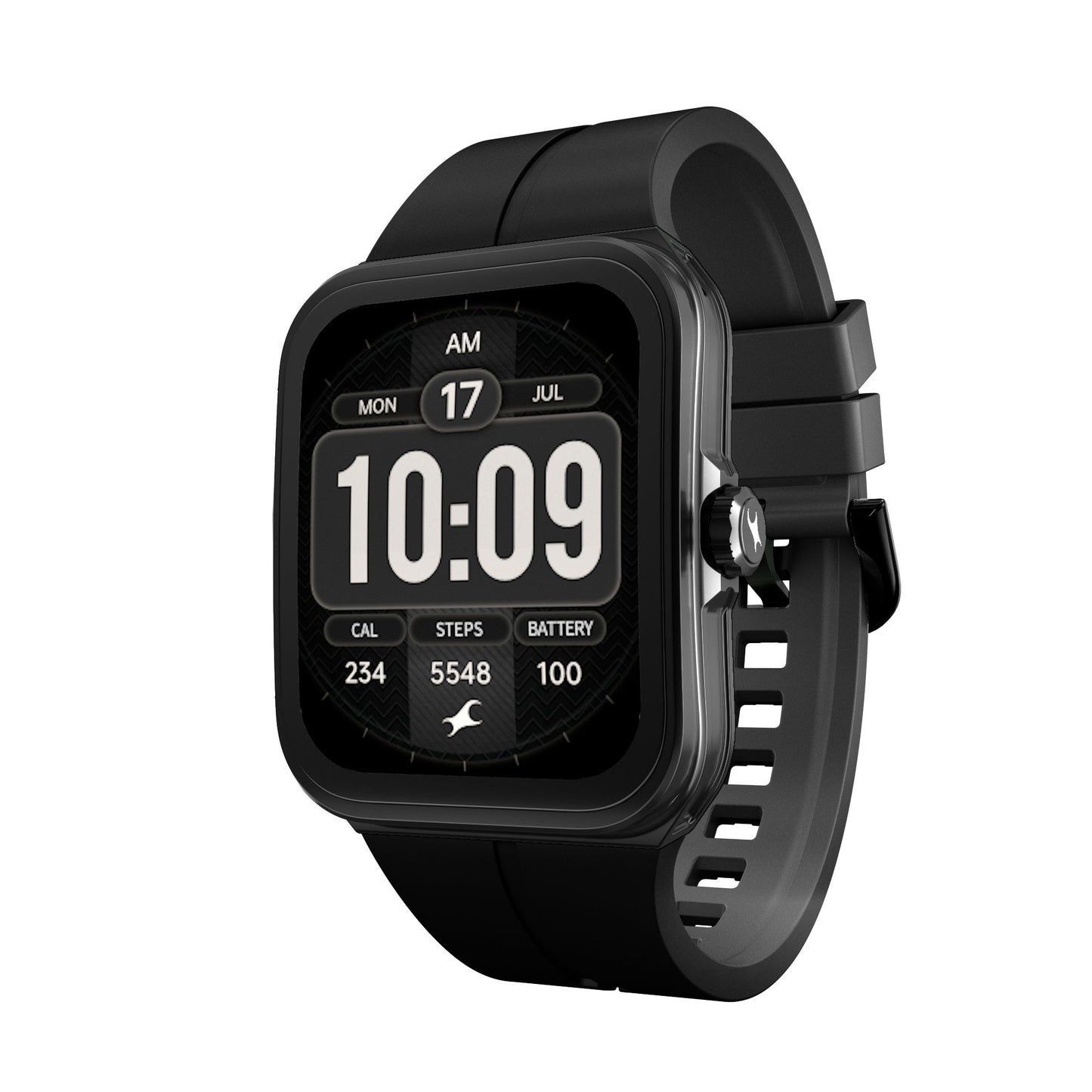 Fastrack VOX Neo Smartwatch 4.8CM Ultra Vu Display, Offline Voice Commands, Functional Crown, To-Do List, Games
