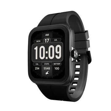 Fastrack VOX Neo Smartwatch 4.8CM Ultra Vu Display, Offline Voice Commands, Functional Crown, To-Do List, Games