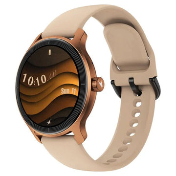 Fastrack Sleek Smartwatch 1.32" inch AMOLED Display, Sleek Design, Functional Crown, QR Hub, SpO2, HRM, IP68