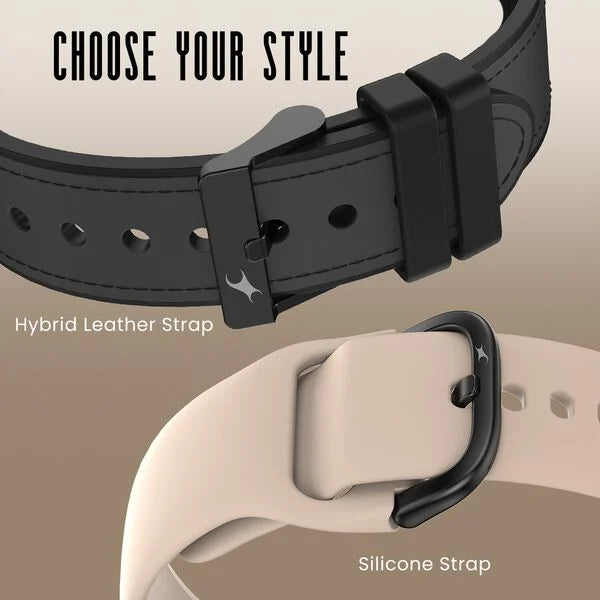 Fastrack Sleek Smartwatch 1.32" inch AMOLED Display, Sleek Design, Functional Crown, QR Hub, Multiple Menu Styles