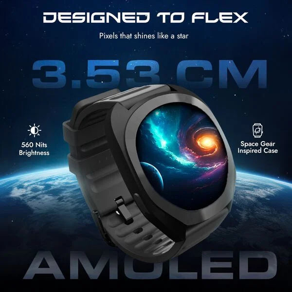 Fastrack Cosmix Smartwatch 1.32" inch AMOLED Display, Cosmic Drive Inspired Case Design, AI Watcface , AI Chat, IP68