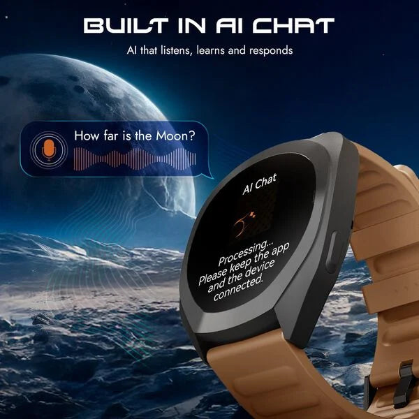 Fastrack Cosmix Smartwatch 1.32" inch AMOLED Display, Cosmic Drive Inspired Case Design, AI Watcface , AI Chat, IP68