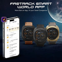 Fastrack Cosmix Smartwatch 1.32" inch AMOLED Display, Cosmic Drive Inspired Case Design, AI Watcface , AI Chat, IP68