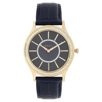 Titan Nebula Quartz Analog 18 Karat Solid Gold Watch for Men