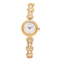 Titan Nebula Filigree Quartz Analog 18 Karat Solid Gold Watch for Women 5546DM01