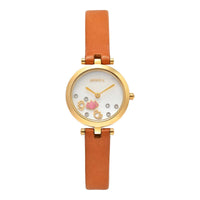 Titan Nebula Lotus Quartz Analog 18 Karat Solid Gold Watch for Women 5561DL01
