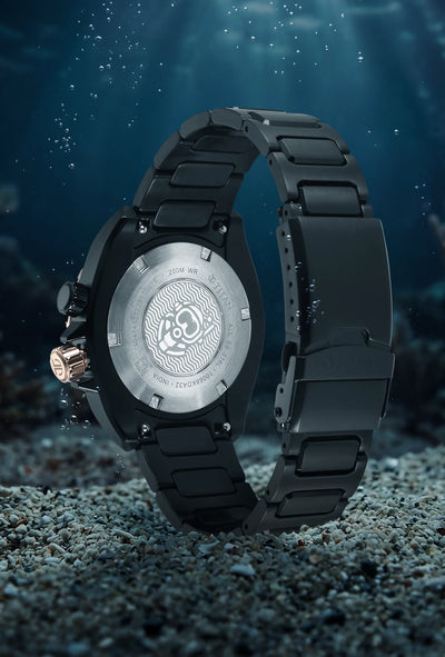 Titan Zero Hour Diver's Black Dial Analog Watch