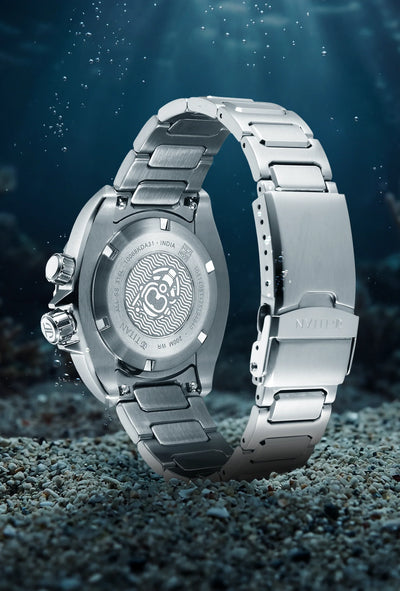 Titan Zero Hour Diver's Blue Dial Analog Watch