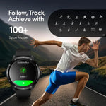 Titan Fastrack Jupiter Flex Smartwatch, 1.38 inches Ultra VU Display, Black 38165PP01