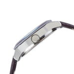 Fastrack Quartz Analog Purple Dial Leather Strap Watch for Girls