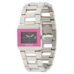 Fastrack Quartz Analog Black Dial Stainless Steel Strap Watch for Girls