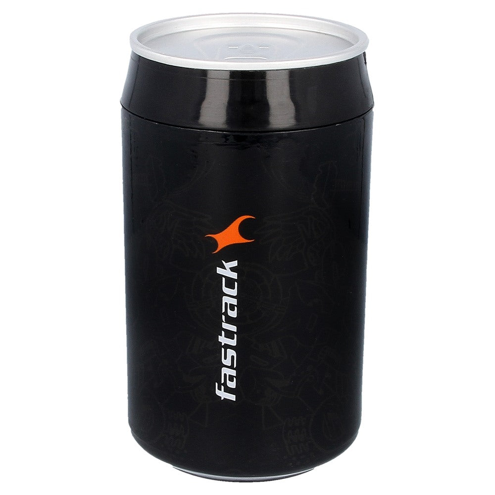 Fastrack Urgent Clementine Quartz Analog Orange Dial Stainless Steel Strap Watch for Girls